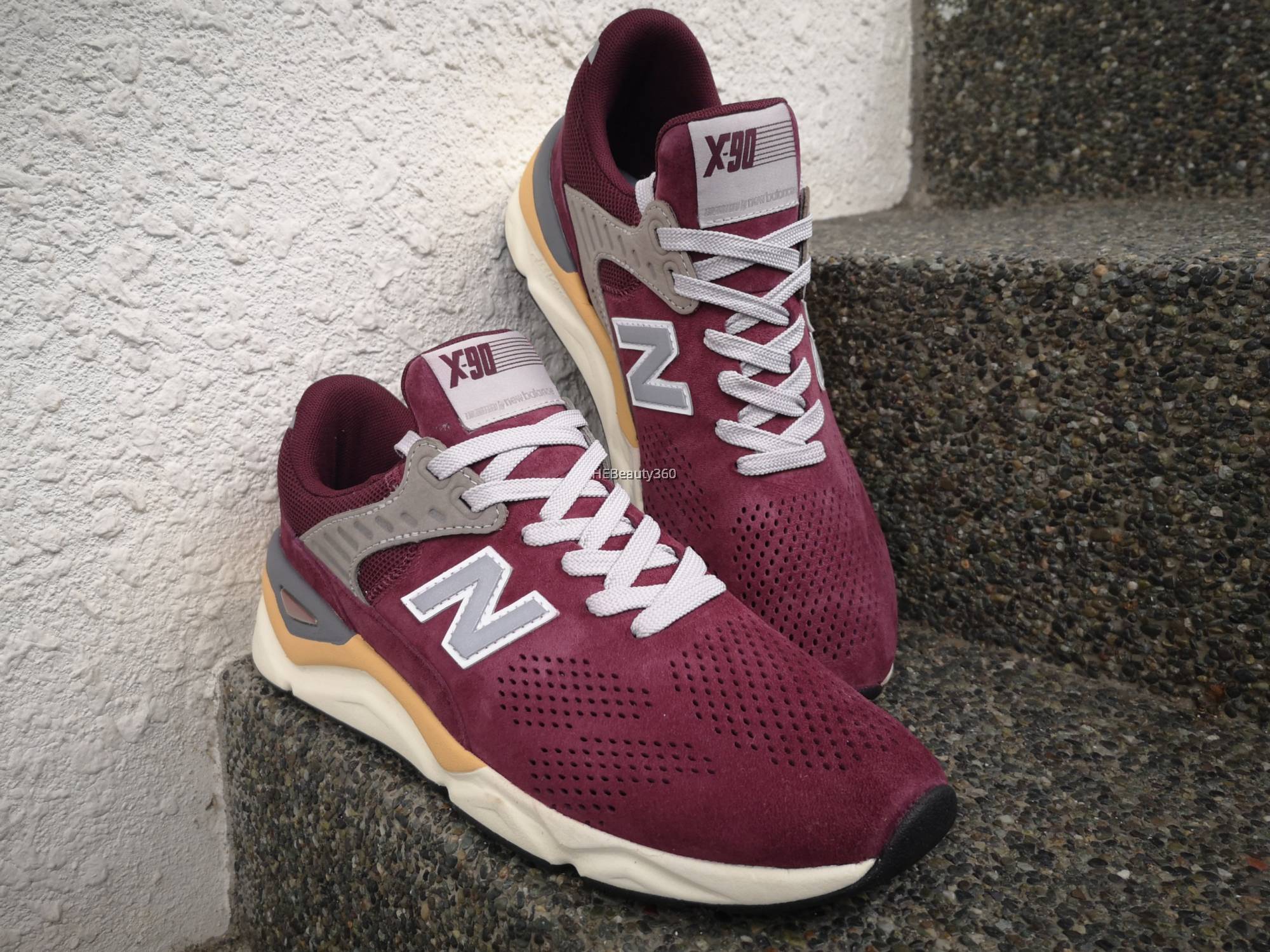 ORIGINAL NEW BALANCE X-90 PNC BURGUNDY 