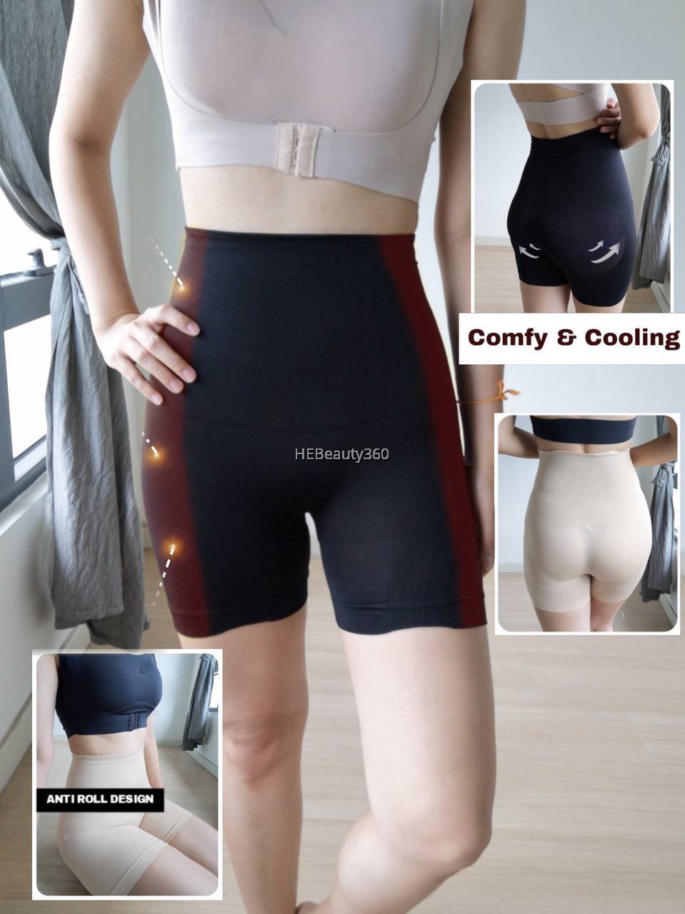 JANICEE TUMMY & HIP BURNER SLIM PANTS (READY STOCK)